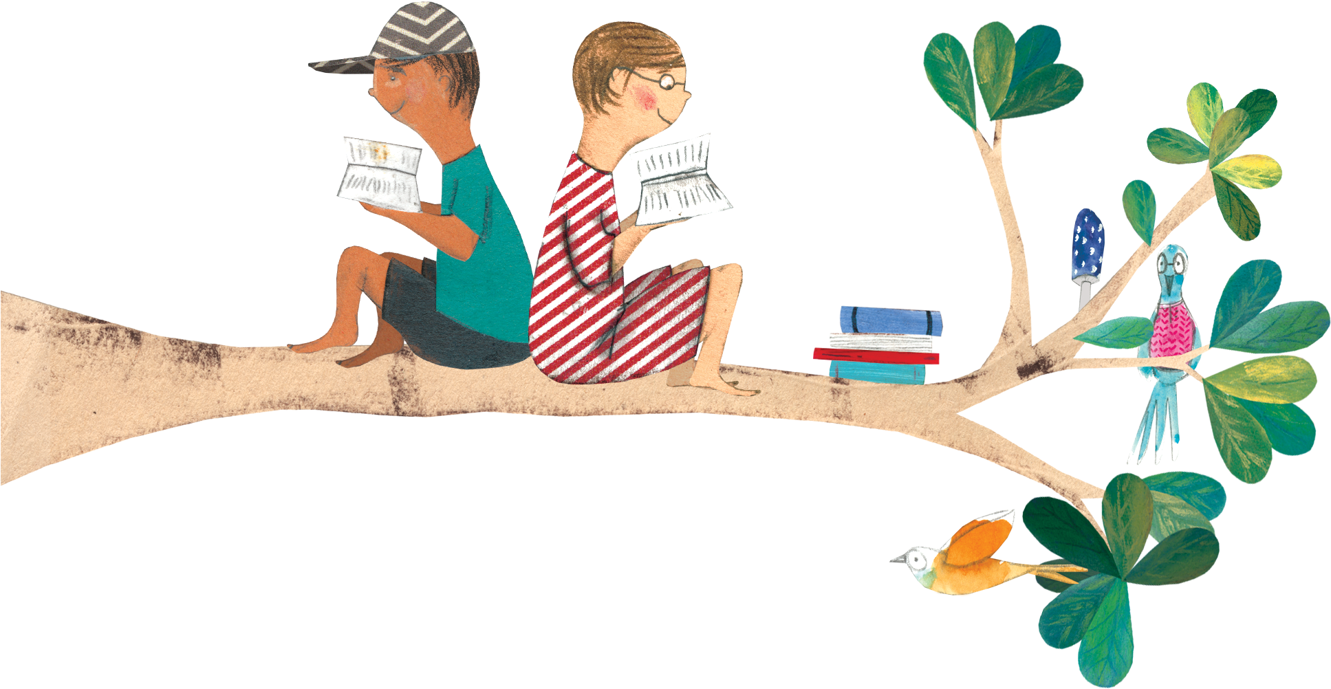 Kids Reading Png For Kids - Dessin Club De Lecture (2173x1415)