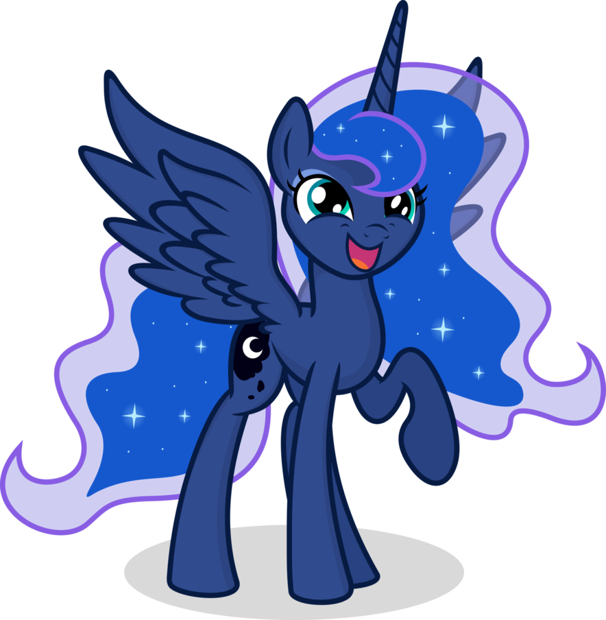 Mlp Princess Luna Vector (884x904)