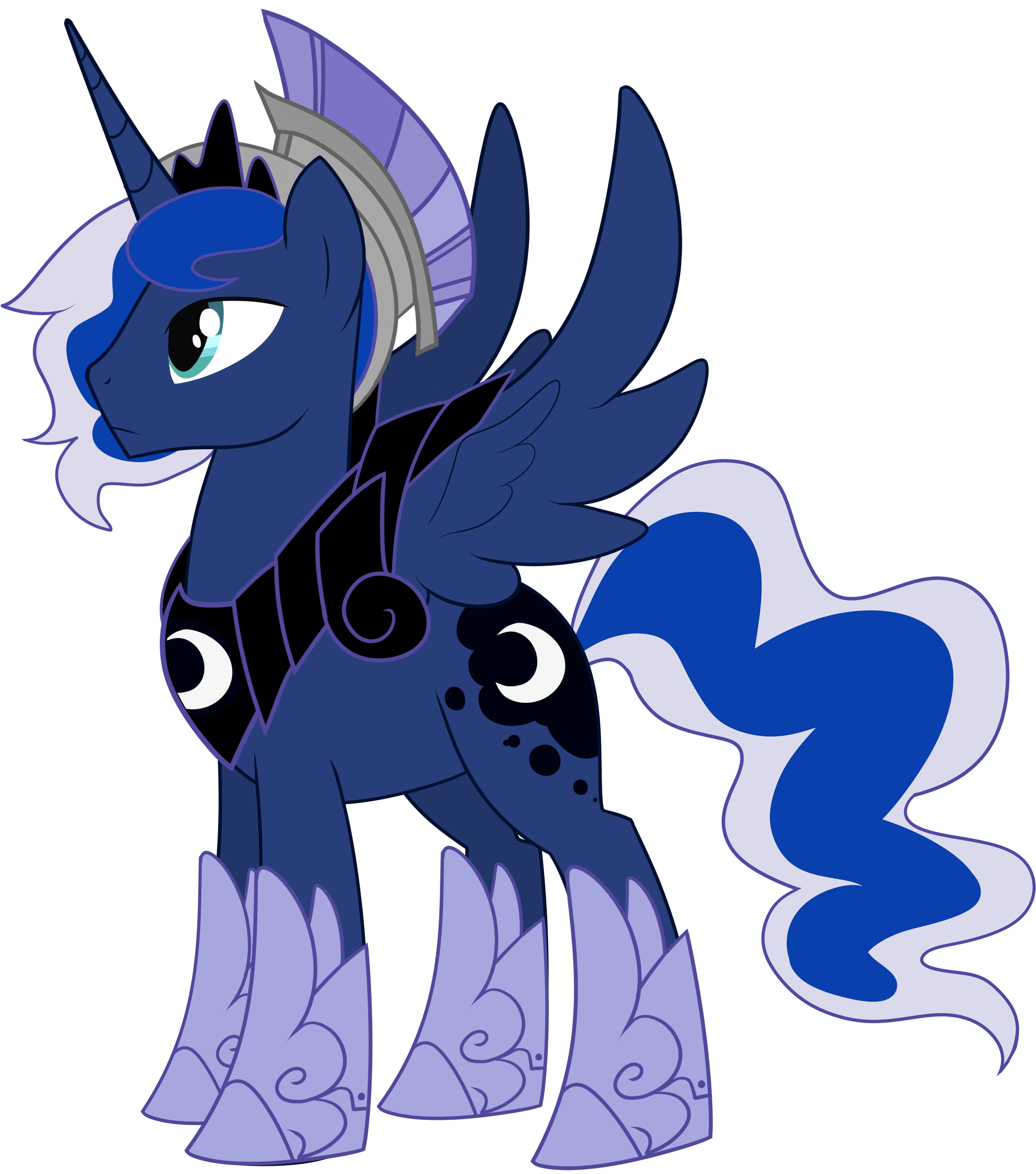 My Little Pony Prince Artemis And Princess Luna - Mlp Luna Rule 63 (2865x3177)