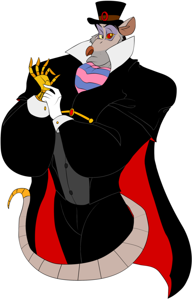 Steampunk Ratigan By Birdy-papa - Ratigan Transparent (754x1060)