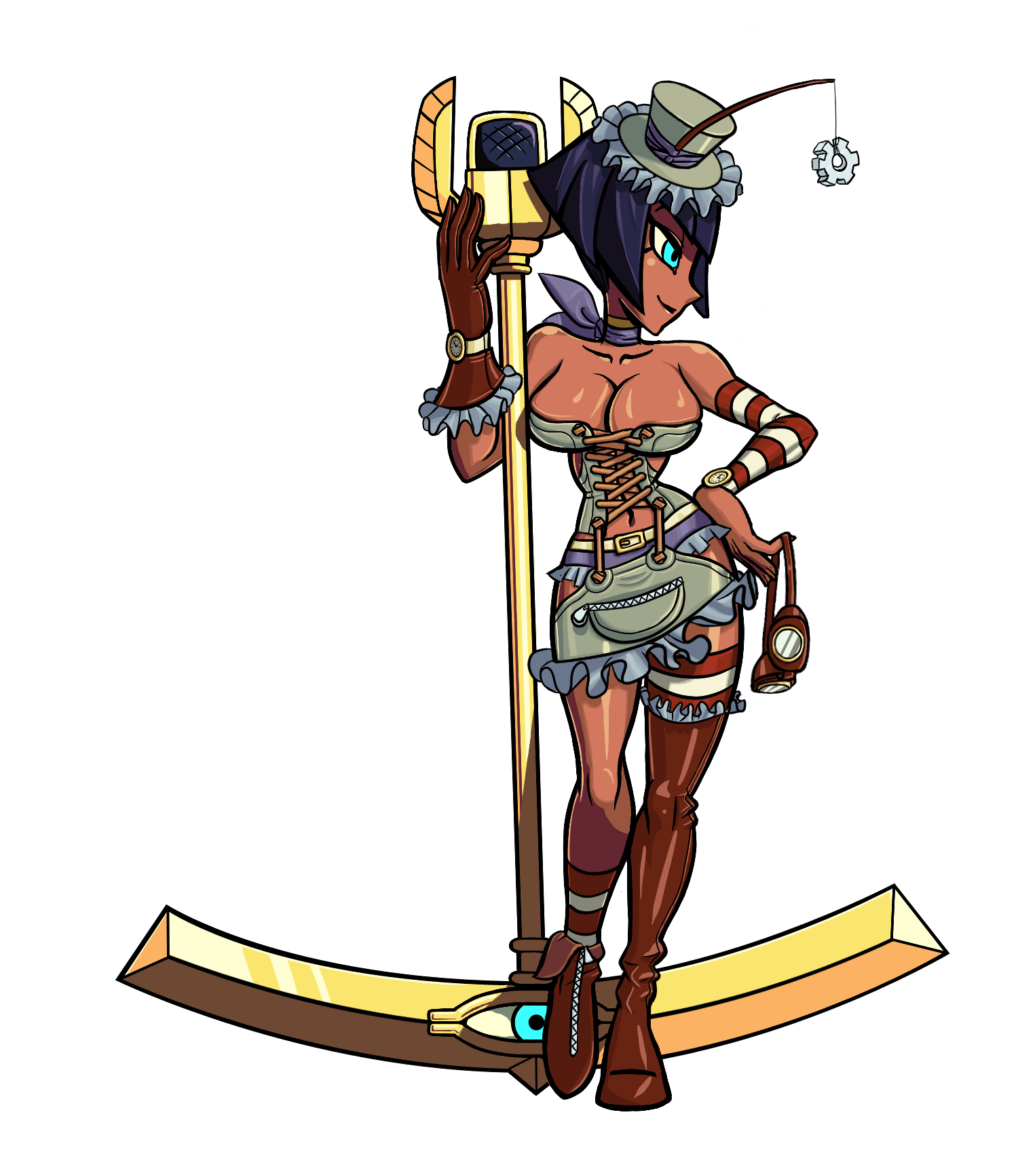 Steampunk Eliza 2 By Drsusredfish Steampunk Eliza 2 - Digital Art (1500x1732)