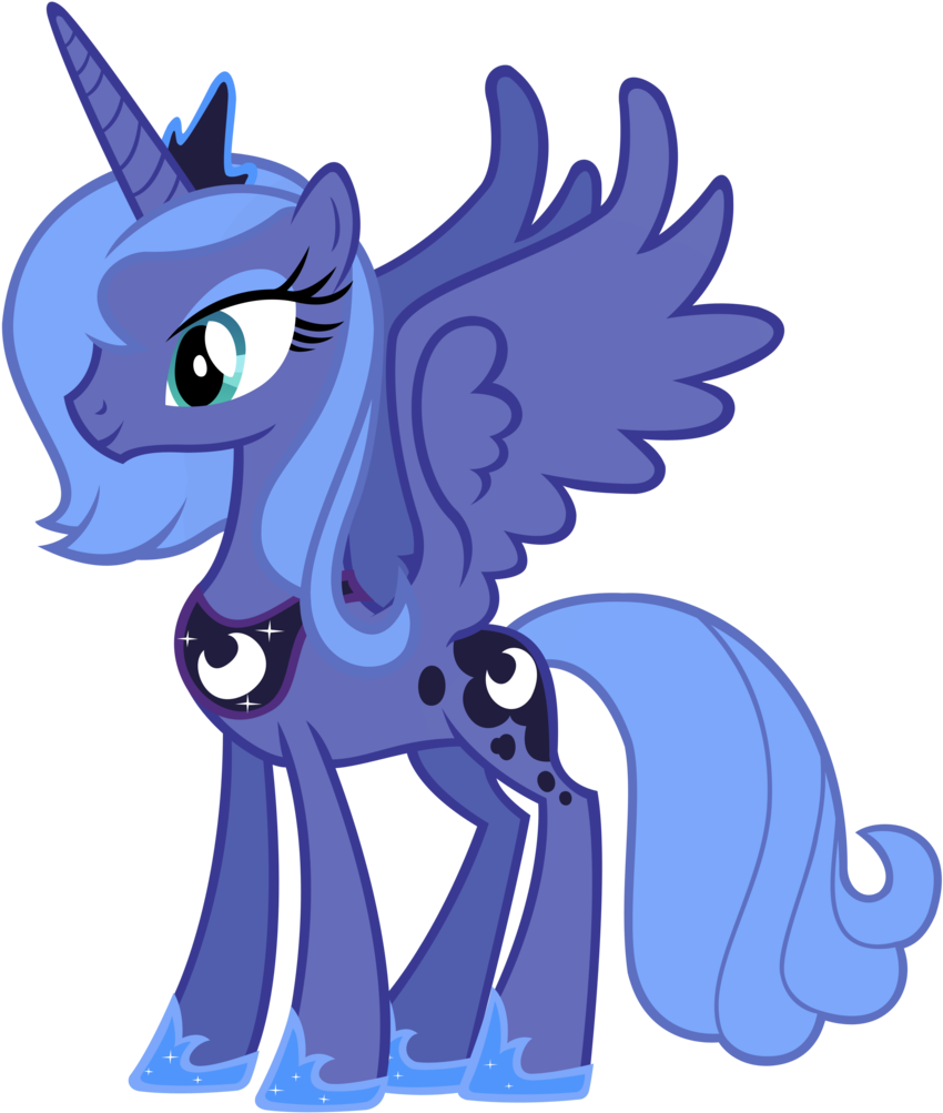 My Little Pony Luna Vector - Princess Luna My Little Pony Friendship Is Magic Cute (900x1027)