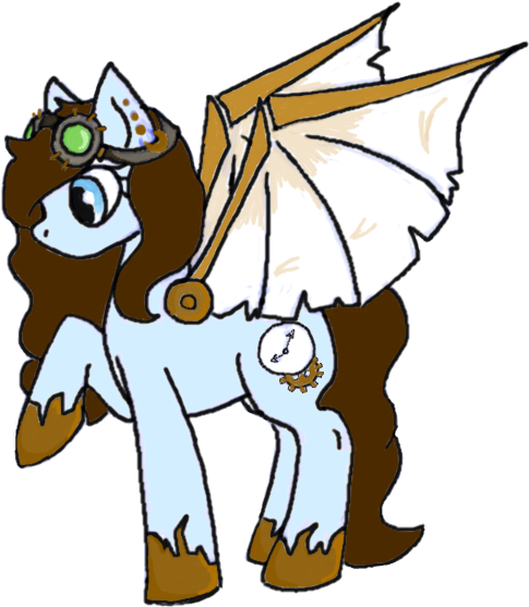 Steampunk Pony By Ohhadivist - Cartoon (640x600)