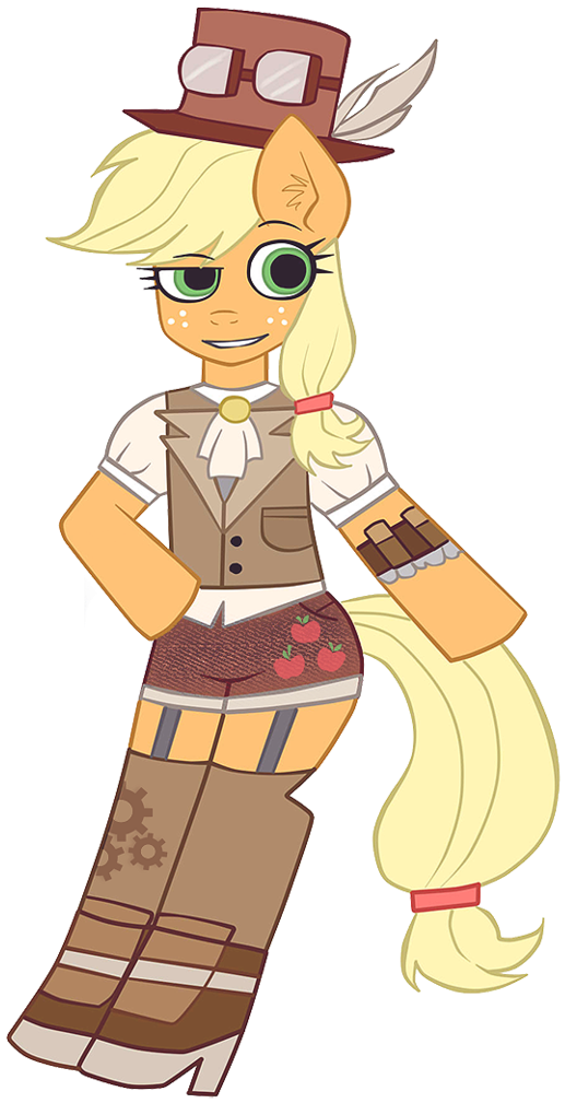 Steampunk Applejack By Noah-nyan - Steampunk (769x1040)