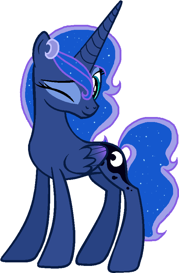 Princess Luna By Celinesparkle - Mlp Princess Luna New Hairstyle (763x971)
