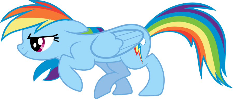 Sneaky Rainbow Dash By Uxyd - Sneaky Rainbow Dash (900x384)