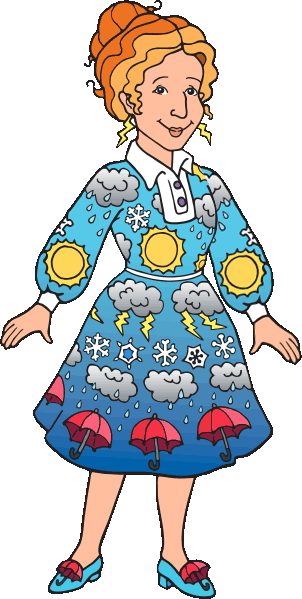 The Curly Hair And Love For Science Are Just A Few - Miss Frizzle (302x599)