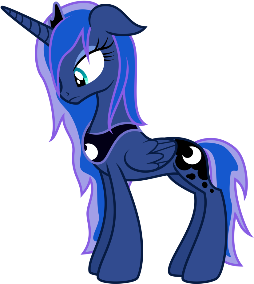 Princess Luna Rainbow Dash Pinkie Pie Rarity Twilight - Little Pony Friendship Is Magic (848x942)