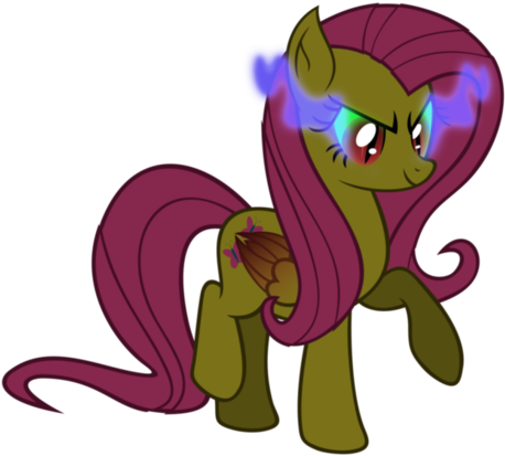 Mare - My Little Pony Fluttershy Dark (500x441)