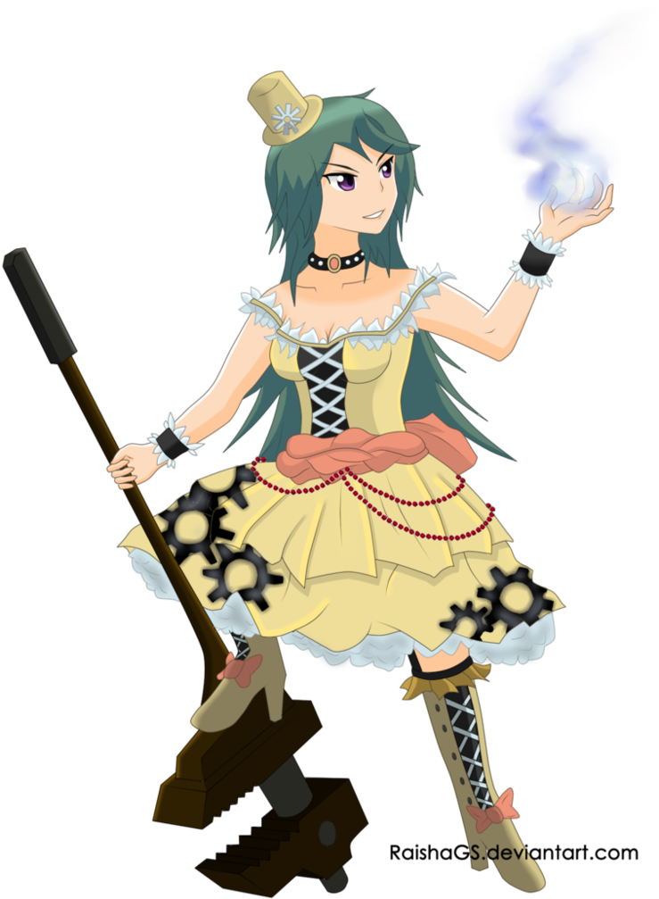 Steampunk Alchemist, Gemini By Raishags - Cartoon (782x1022)