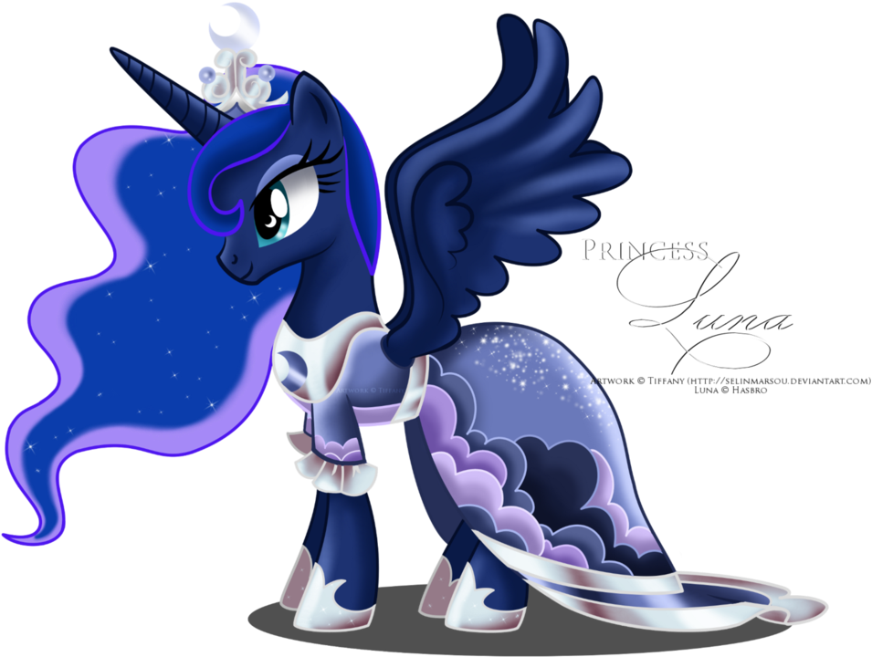 My Little Pony Princess Luna Dress - Mlp Luna Con Vestido (1056x757)