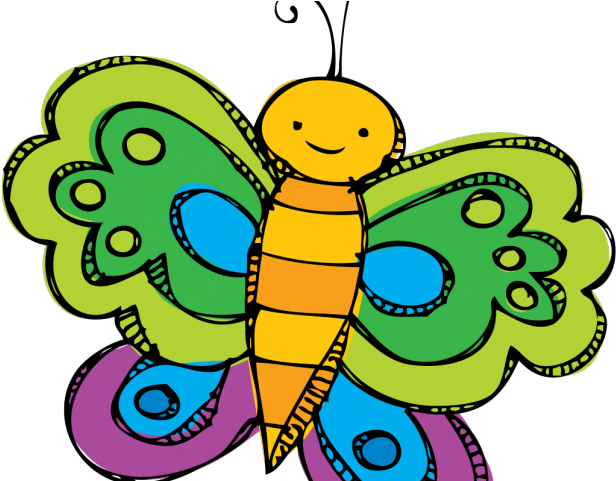 Cute Spring Clipart - Butterfly Spring Clip Art (640x480)