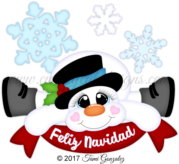 Feliz Navidad Snowman - Christmas Day (600x600)
