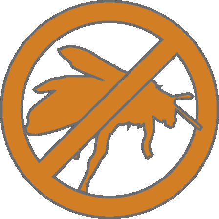 Wasp Nests And Bee Hives Create A Dangerous Environment - Symbols (448x449)