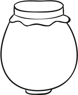 Mermelade Jar Doodle Vector - Moo Moo Milk (400x400)