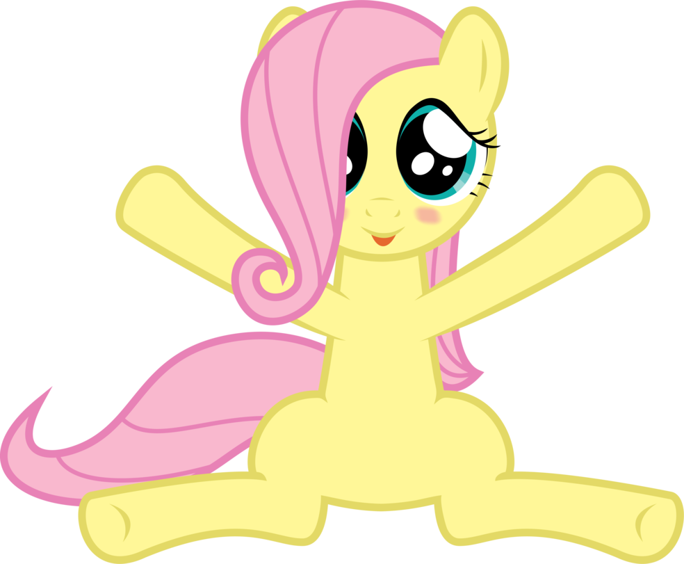 My Little Pony Filly Fluttershy Download - Cartoon (984x811)