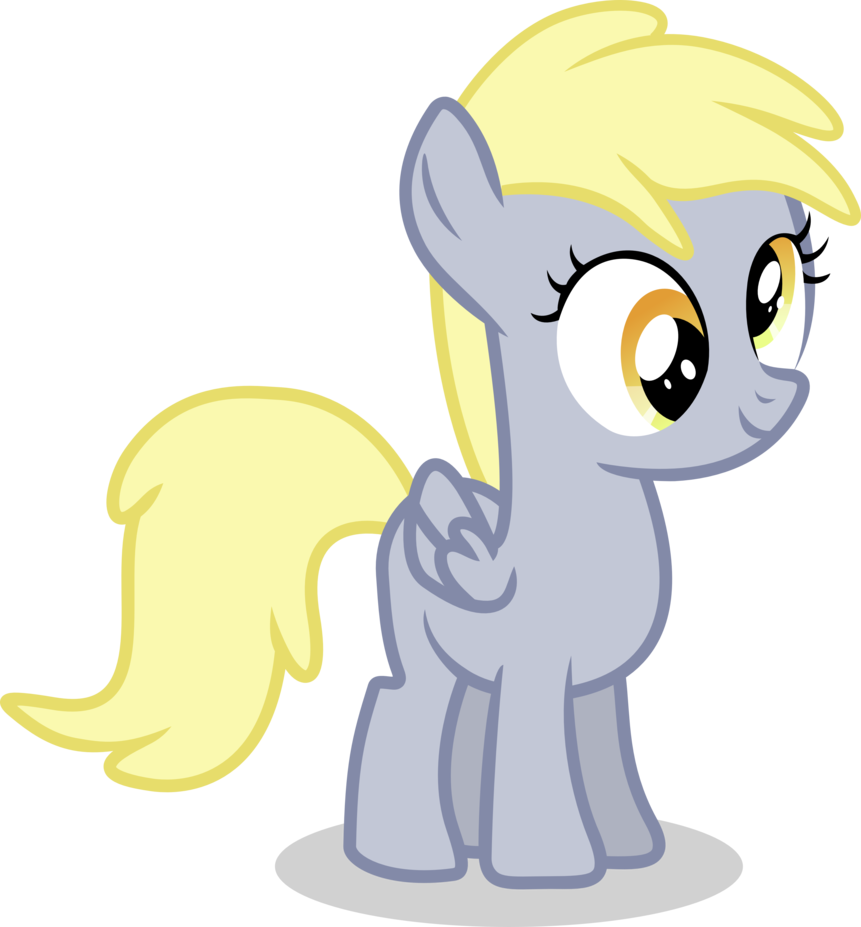 Filly Derpy By Vector-brony - My Little Pony Filly Derpy (861x927)