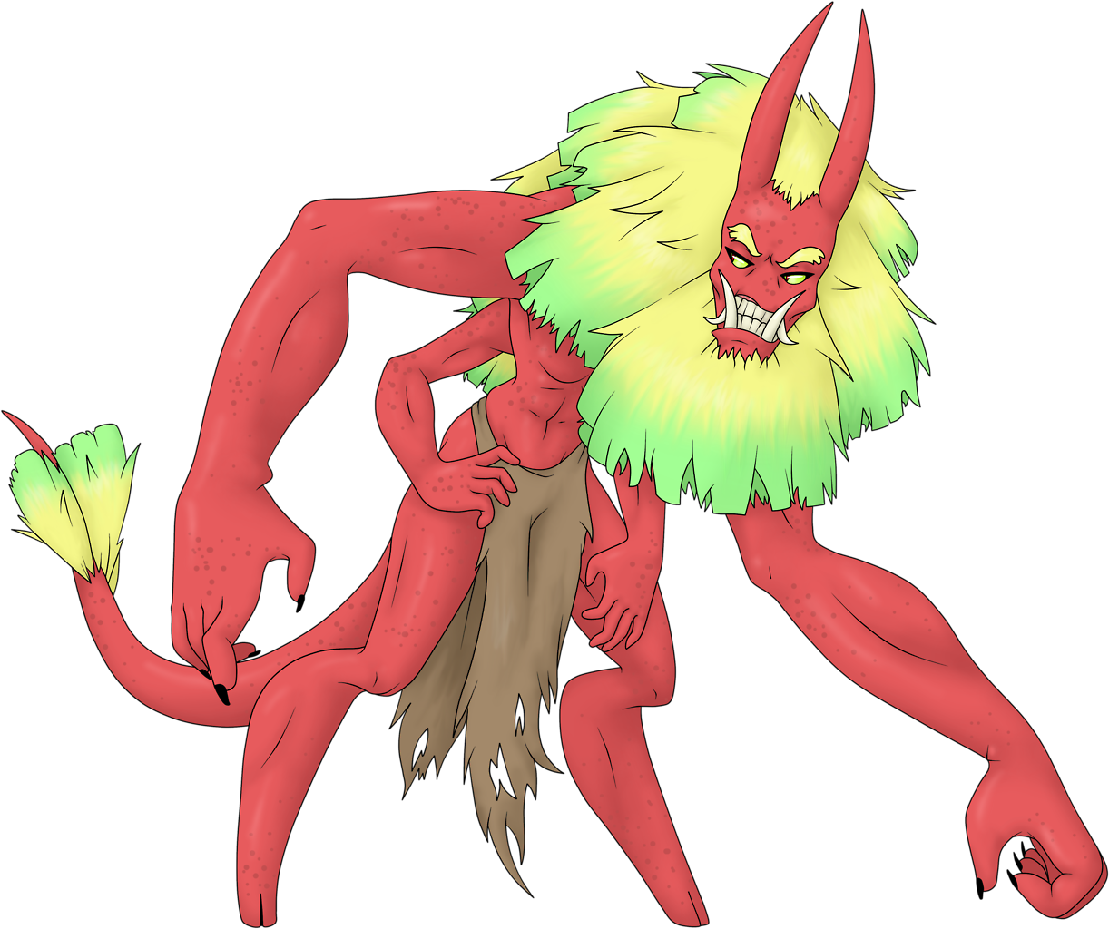 -cute Alien/monster Girls - Illustration (1280x1035)