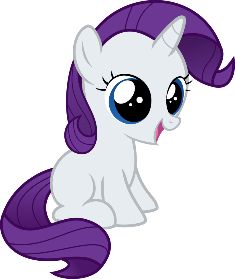 My Little Pony Friendship Is Magic Rarity Filly - My Little Pony Rarity Baby (821x973)