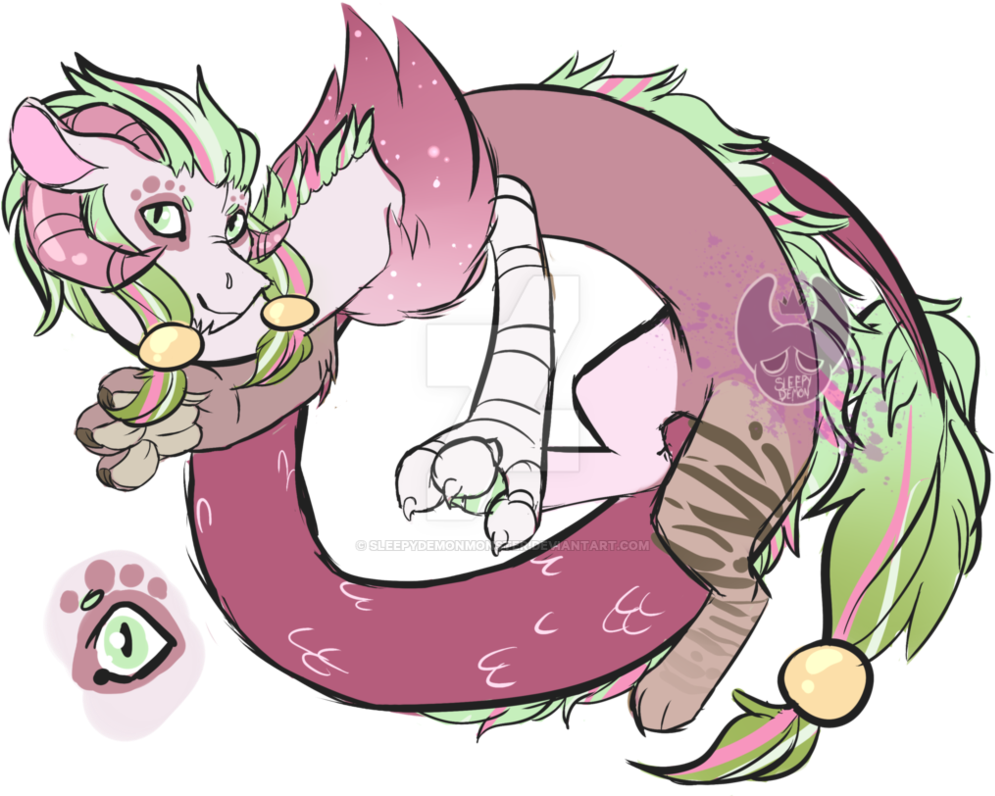 Breedable Commission 20 By Sleepydemonmonster - Cartoon (1004x796)