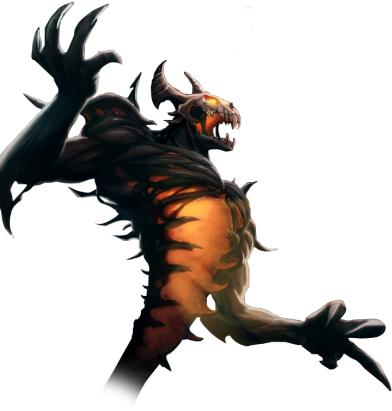 Dota 2 Shadow Fiend Phone Wallpaper By Doublej1014 - Shadow Fiend Dota 2 (392x411)