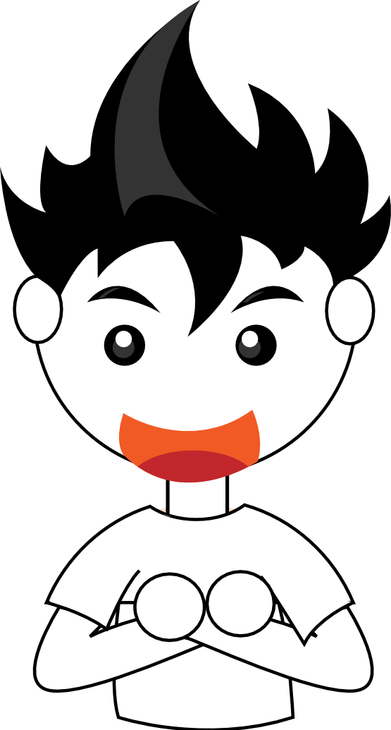 Boy Black White Twitter Tweet Twitterartist - Cartoon Dp For Whatsapp Latest (555x1035)