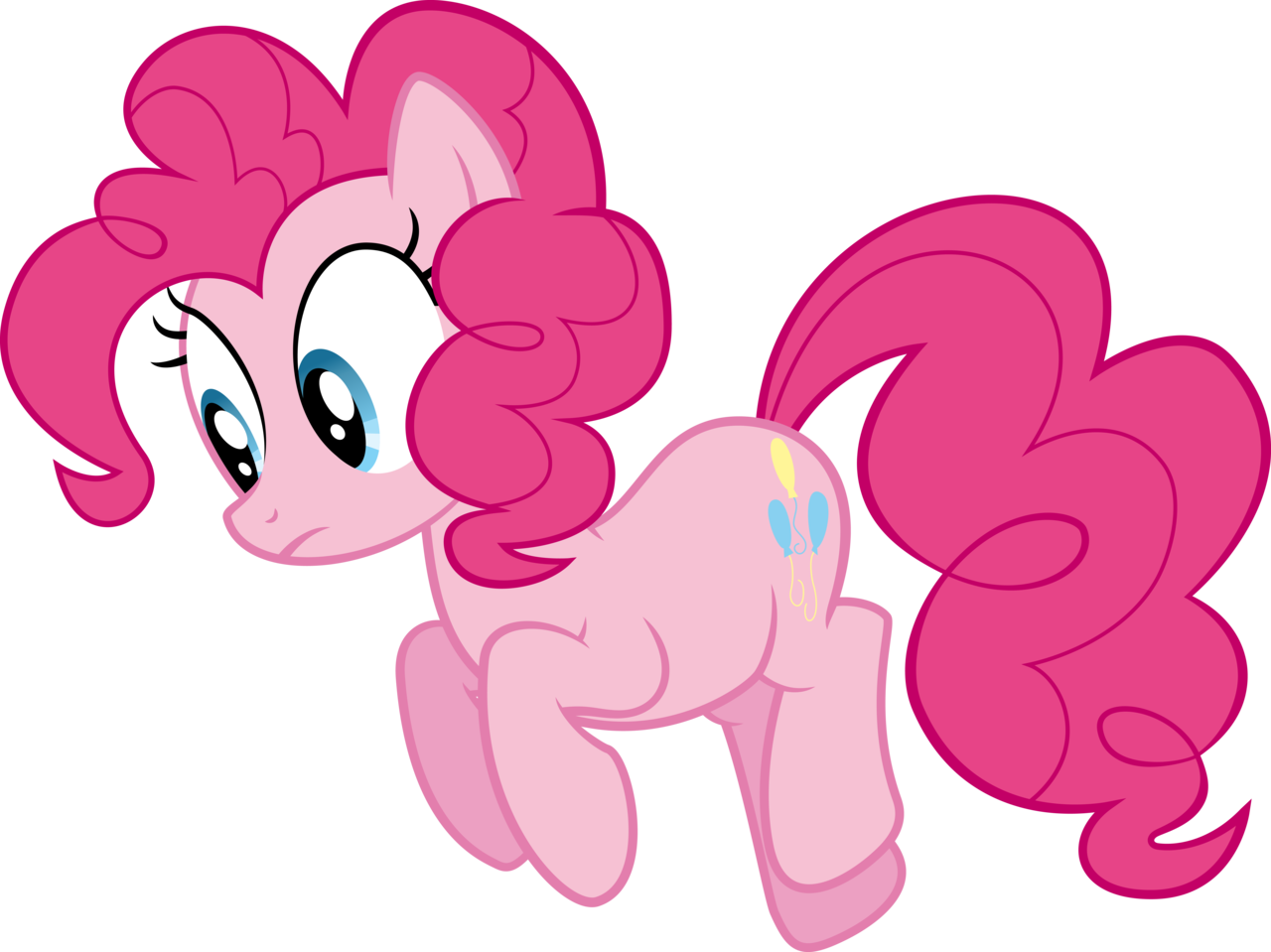 Hovering Pinkie Pie By Redpandapony On Deviantart Rh - Minuette X Pinkie Pie (1280x959)