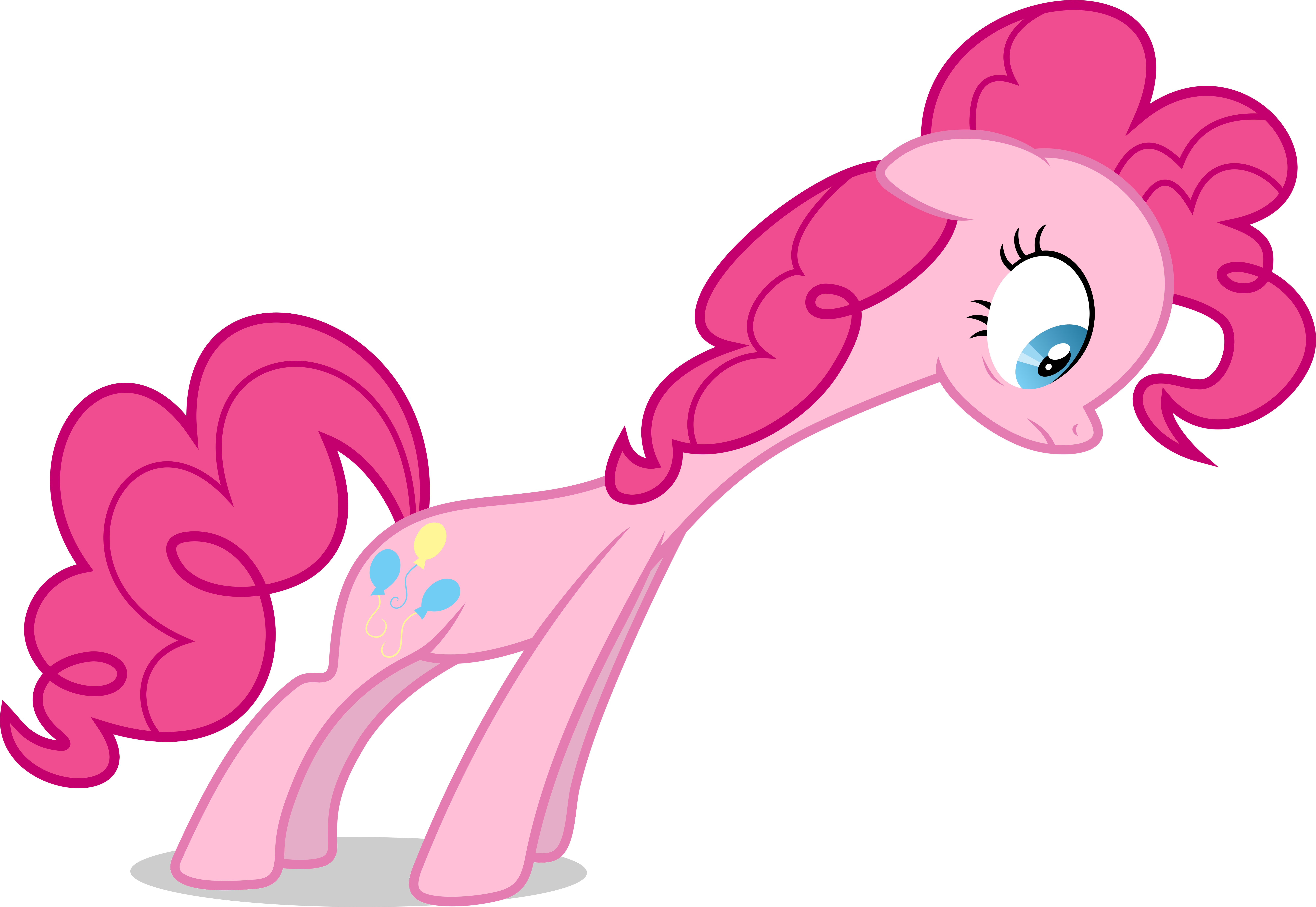 Vector By Luckreza8 Mlp Fim Pinkie Pie Vector By Luckreza8 - Pinkie Pie Funny Faces (8000x5516)
