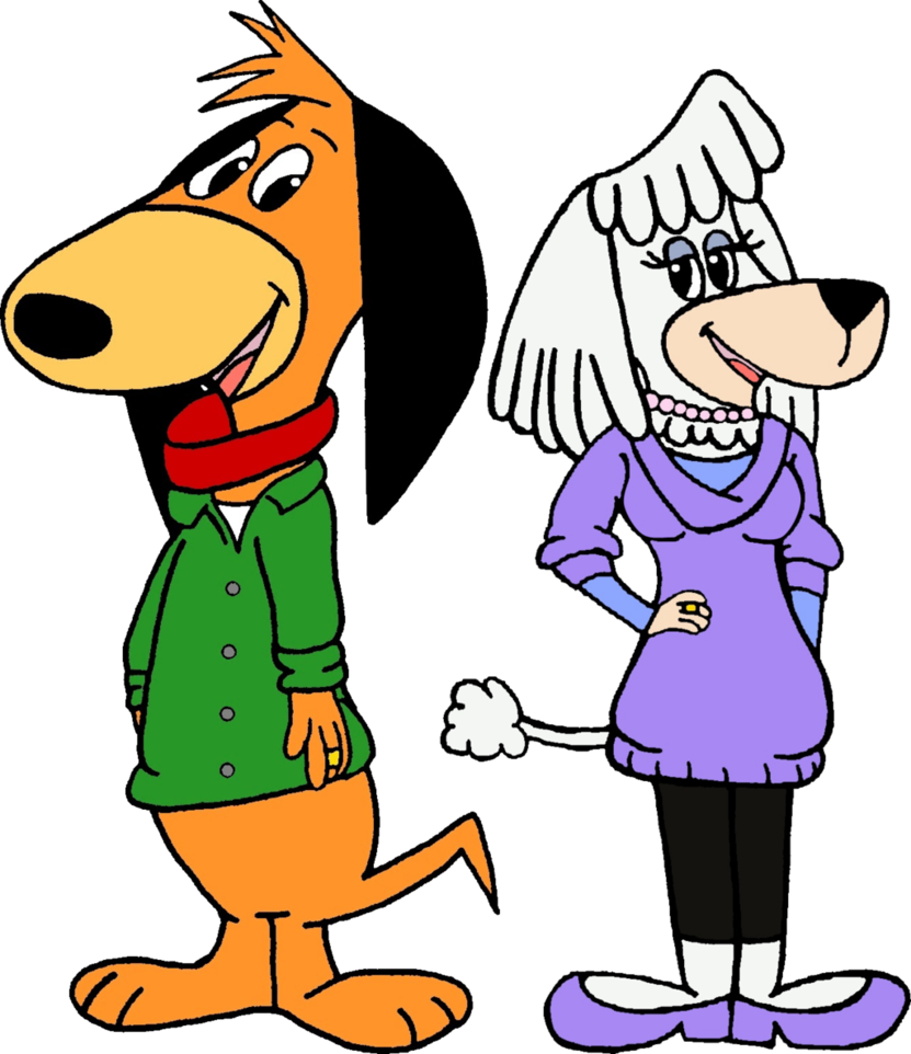 Adult Augie Doggie And Peggy Poodle By Augiedoggie - Augie Doggie And Daddy Doggie Love (831x962)