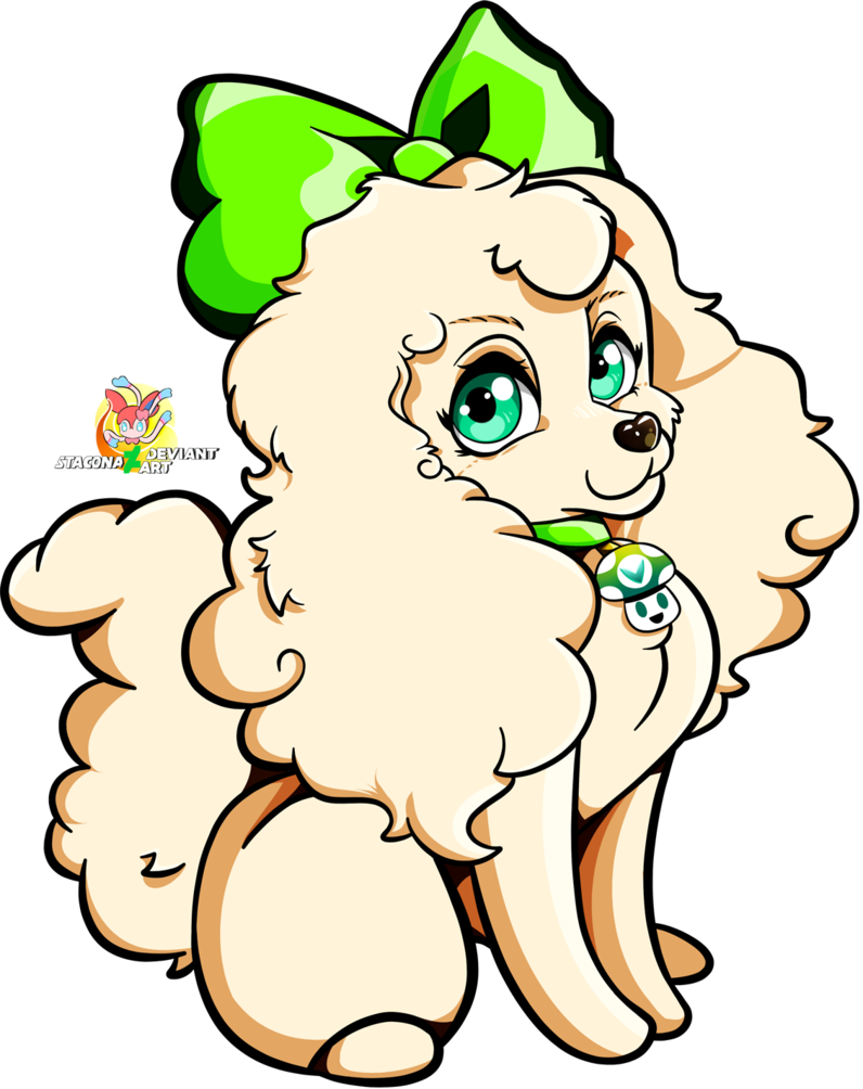 Standard Poodle By Stacona - Chibi Poodle (796x1004)