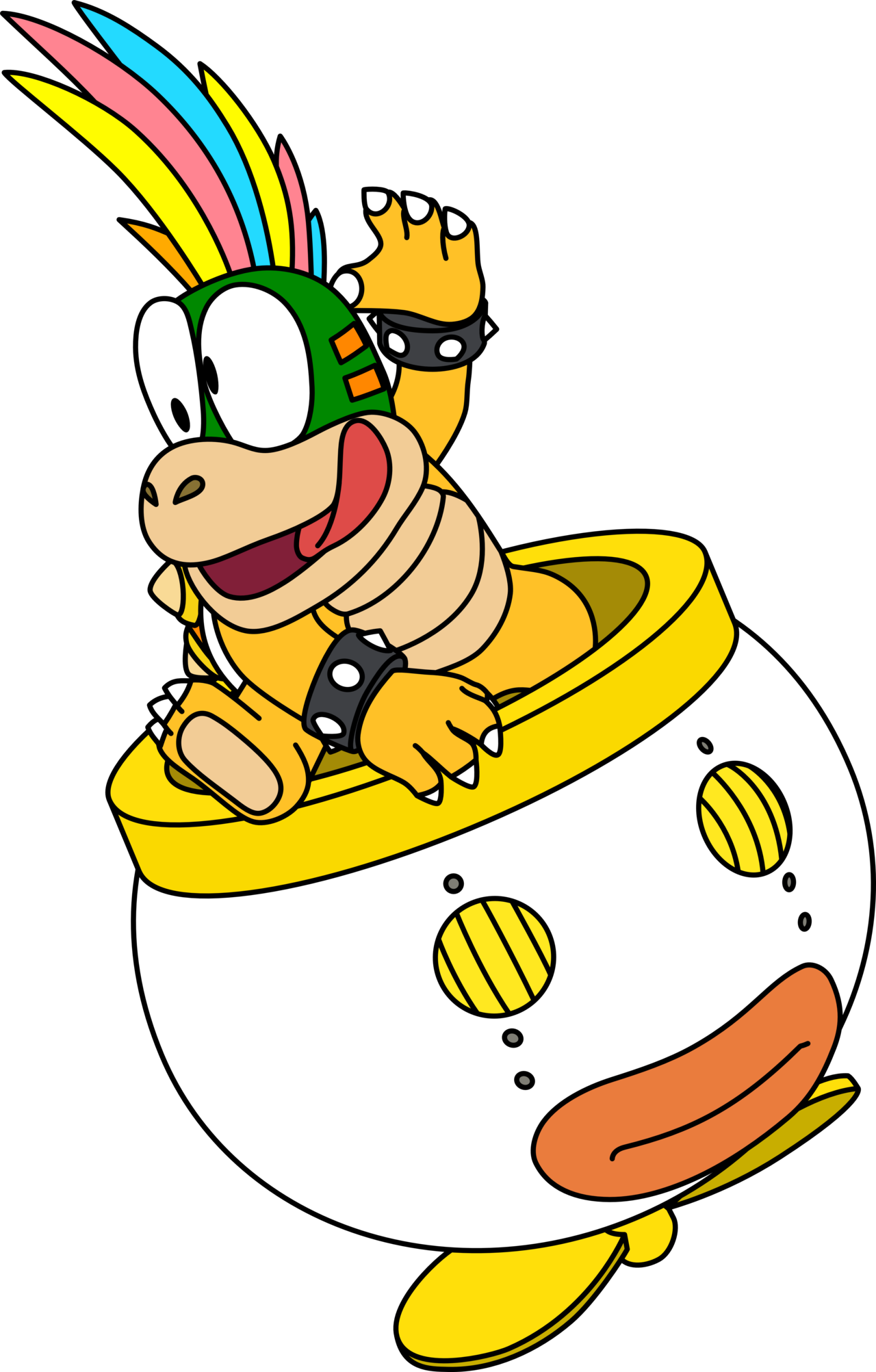 Lemmy Koopa In His Clown Car By Raykoopa - Lemmy Koopa Clown Car (1280x2005)