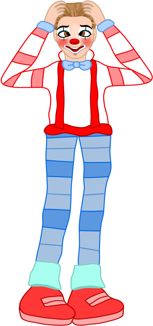 Daniel Kean The Clown Circus Training By Janellemeap - Circus (681x1174)