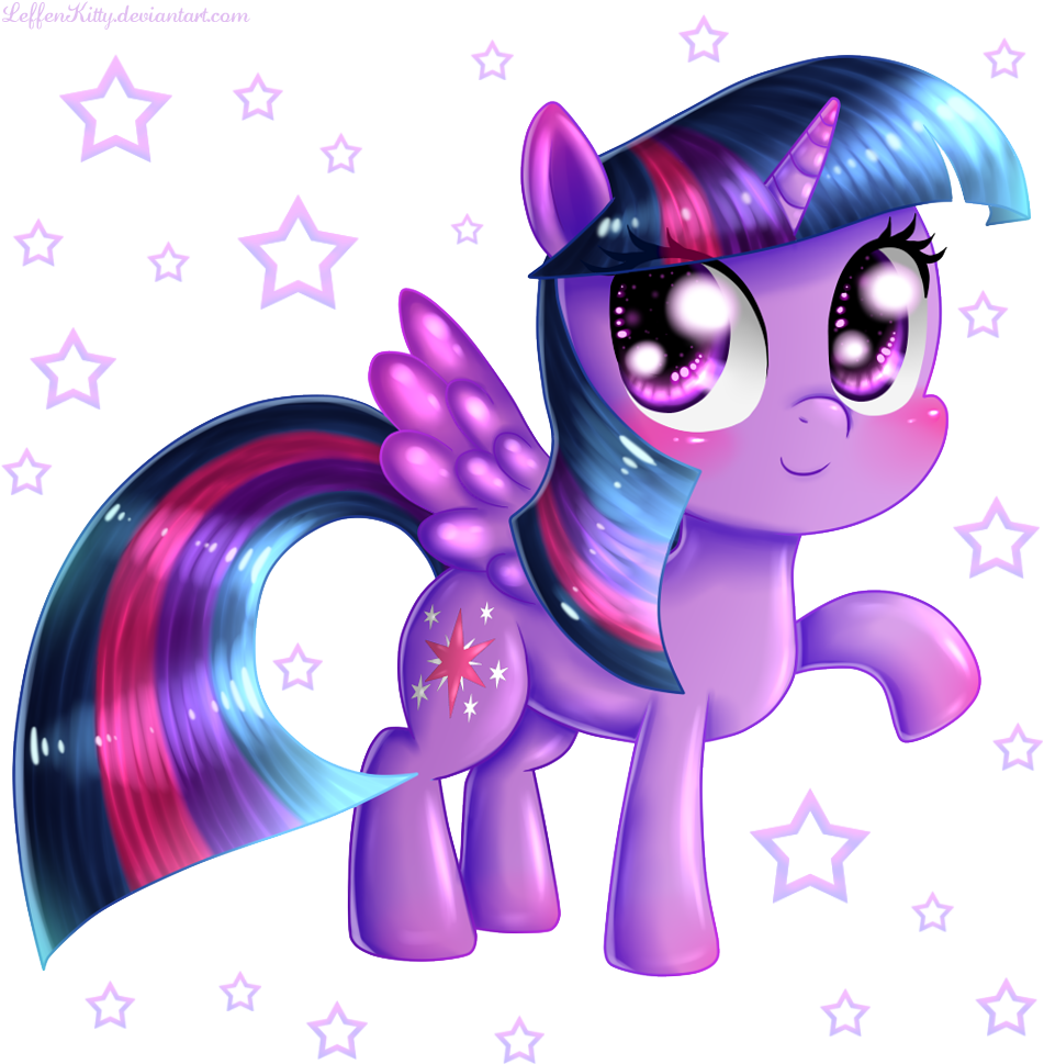 Chibi - My Little Pony Chibi Twilight (1000x1000)