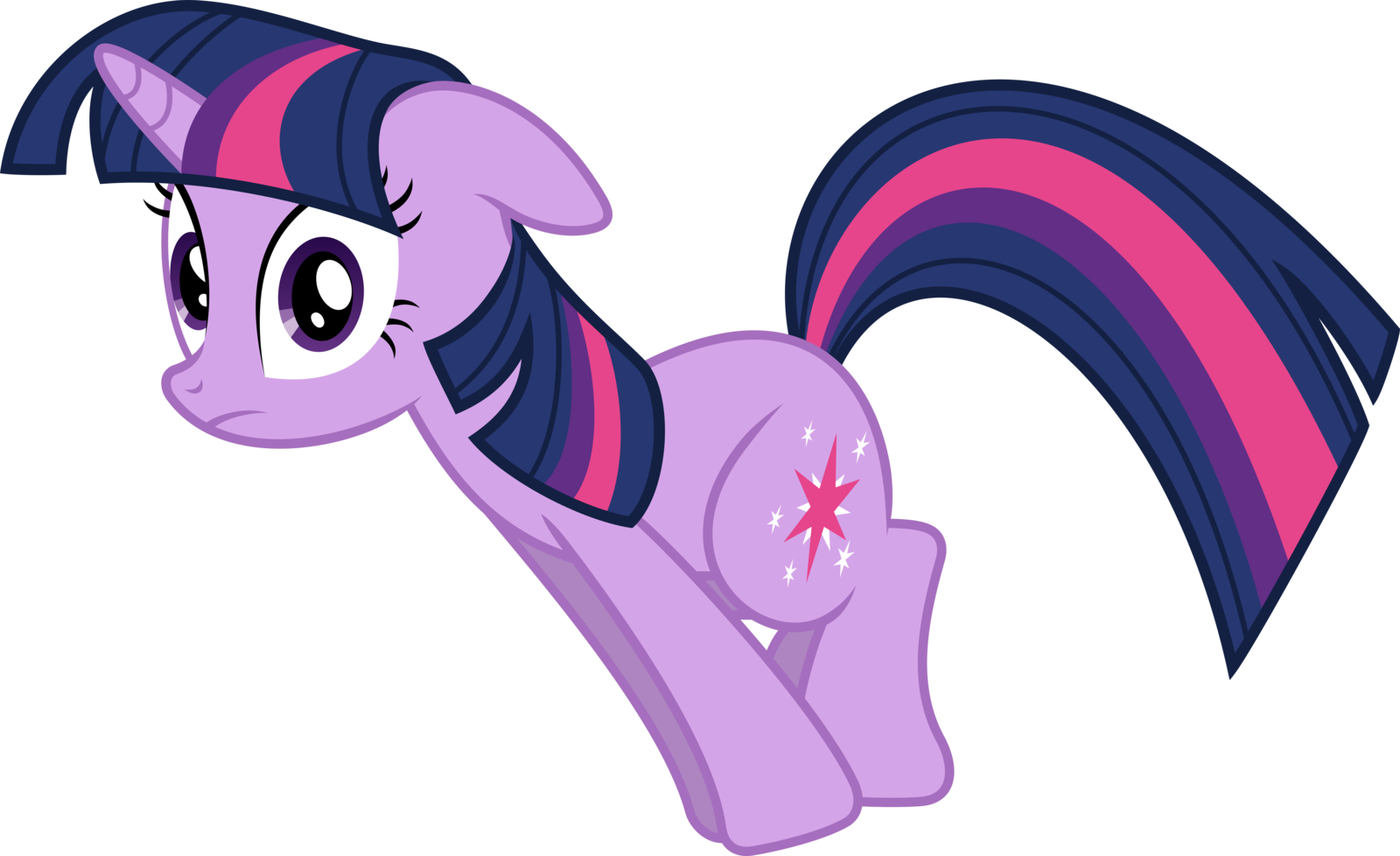 Twilight Sparkle - Twilight Sparkle Surprised Vector (1600x978)