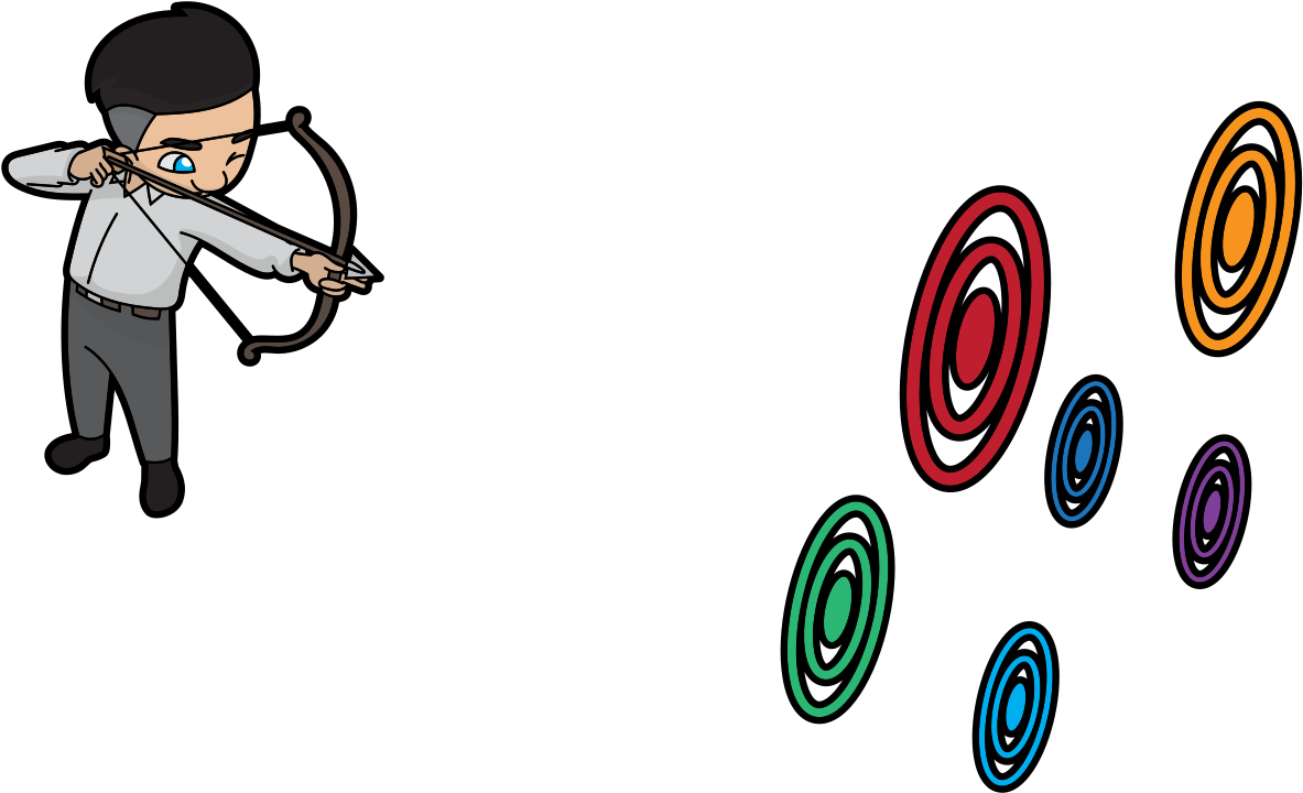 Career Change Arrow Target Cartoon - Wikimedia Commons (1280x1002)