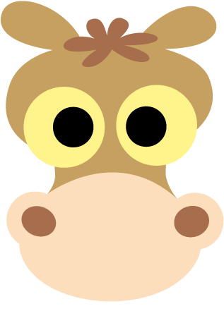 Horse Mask Printable (500x500)