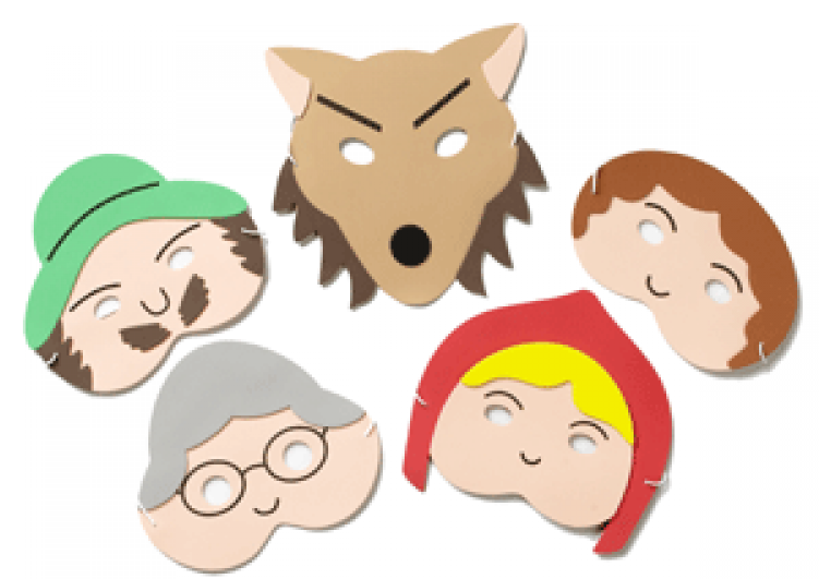 Little Red Riding Hood Mask (750x750)