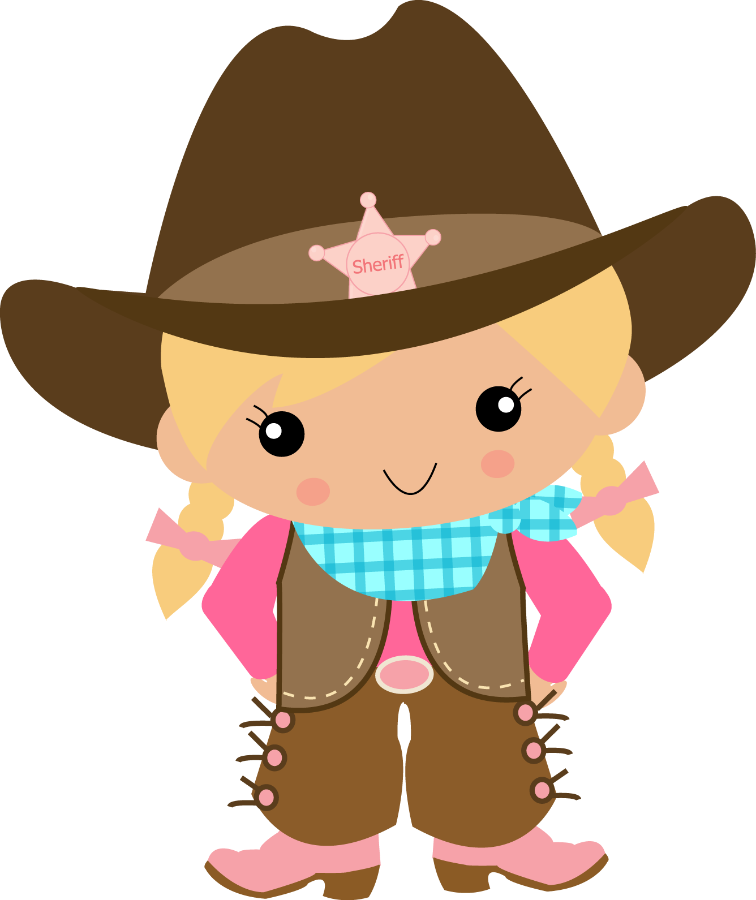 Mask Clipart Cowboy - Cowgirl Clipart (756x900)