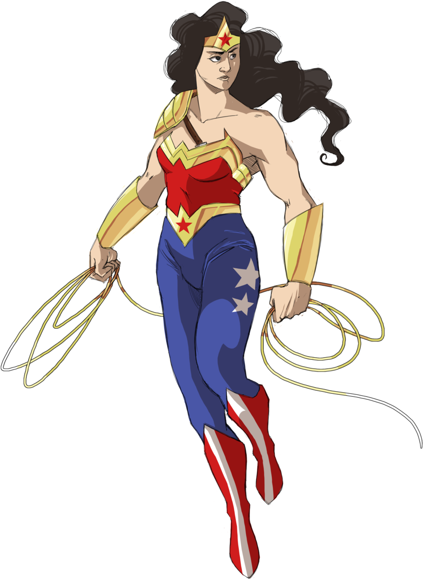 Superman Traje Clip Art - Wonder Woman (1024x1308)