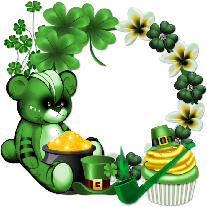 Clusterfairyeaster Clusterframe Irish Prinsess Clusterframedog - Saint Patrick (700x729)
