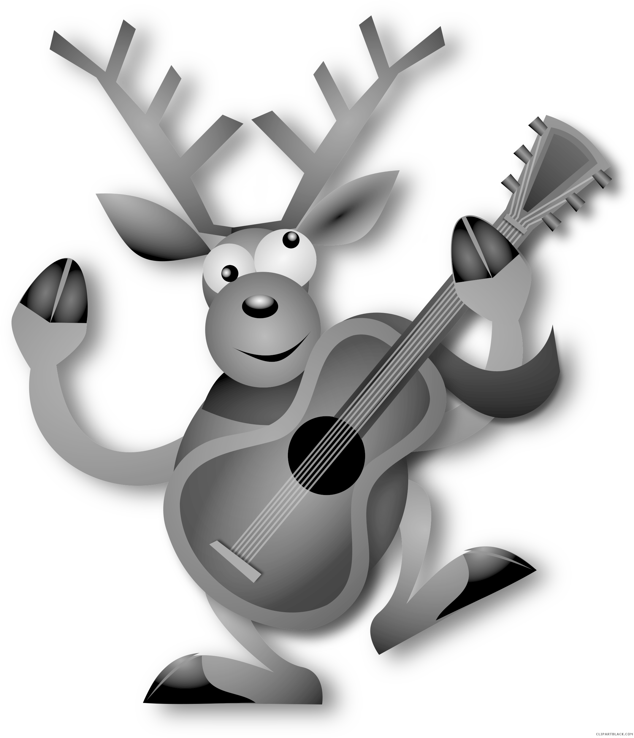 Dancing Reindeer Animal Free Black White Clipart Images - Zazzle Dancing_reindeer2222 Ipad Mini Hüllen (2143x2500)