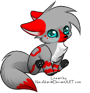 Wolf Cartoon Character Eyes Download - Cute Wolf Pup Drawings (400x407)