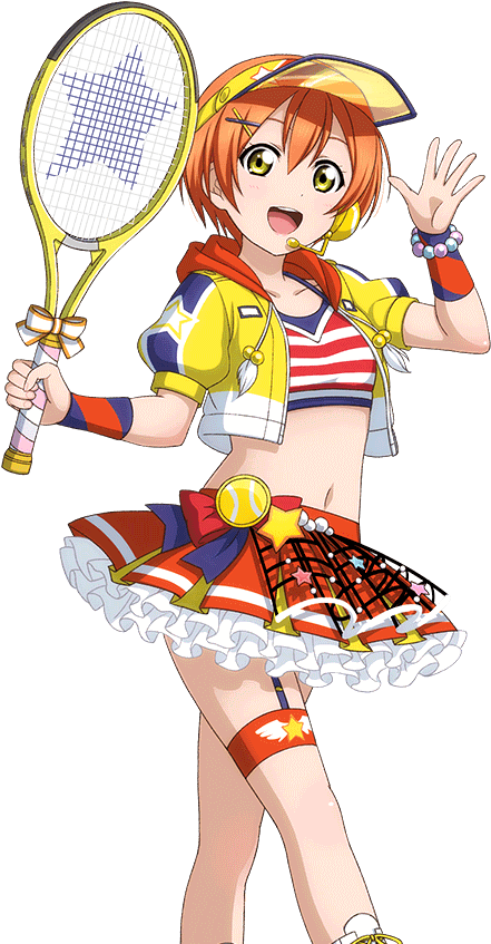 Transparent - Idolized - Tennis Rin Hoshizora (1024x1024)