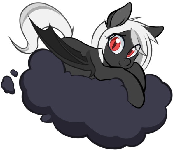 Artist Needed, Bat Pony, Bat Pony Oc, Cloud, Female, - Cartoon (694x694)