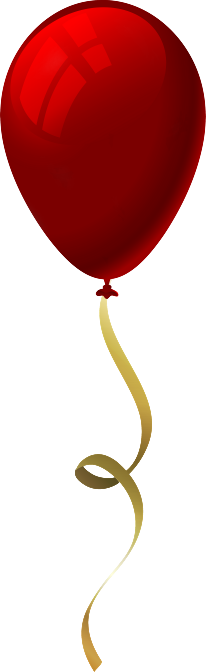 Seachell Newyearparty Ballon6 - Ballon De Fête Rouge (206x672)