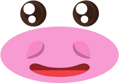 Kawaii Hippopotamus Face - Facial Expression (550x550)