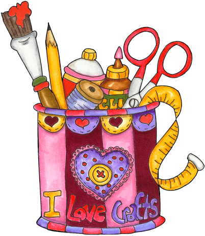 Lilla's Gifs & Dividers - Free Clip Art Crafts (402x463)