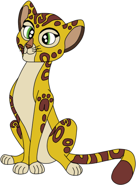 Fuli Doodle By Squipy-cheetah - Cheetah Fuli (519x682)