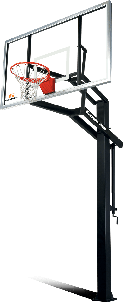 Basketball Hoop Stand Png - Goalrilla Gs In-ground Basketball Systems With Tempered (641x1279)