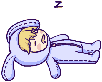 Wechat Emoticon Sticker Challenge - Sleeping Sticker Gif (360x360)